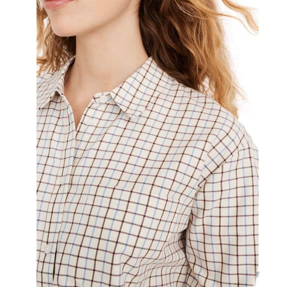 # Madewell Oversized Ex-boyfriend Plaid Shirt - New With Tag - Picture 5 of 5